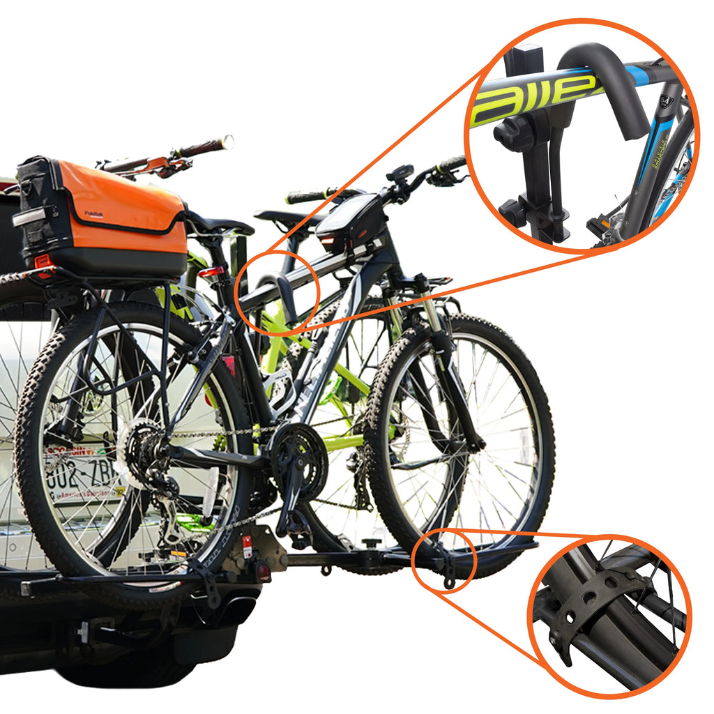 2-Bike Rack Hitch Mount Bicycle Platform Carrier Max 70LBS G980