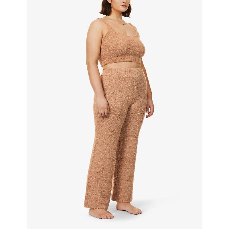Brown Cozy Knit Pant E8212