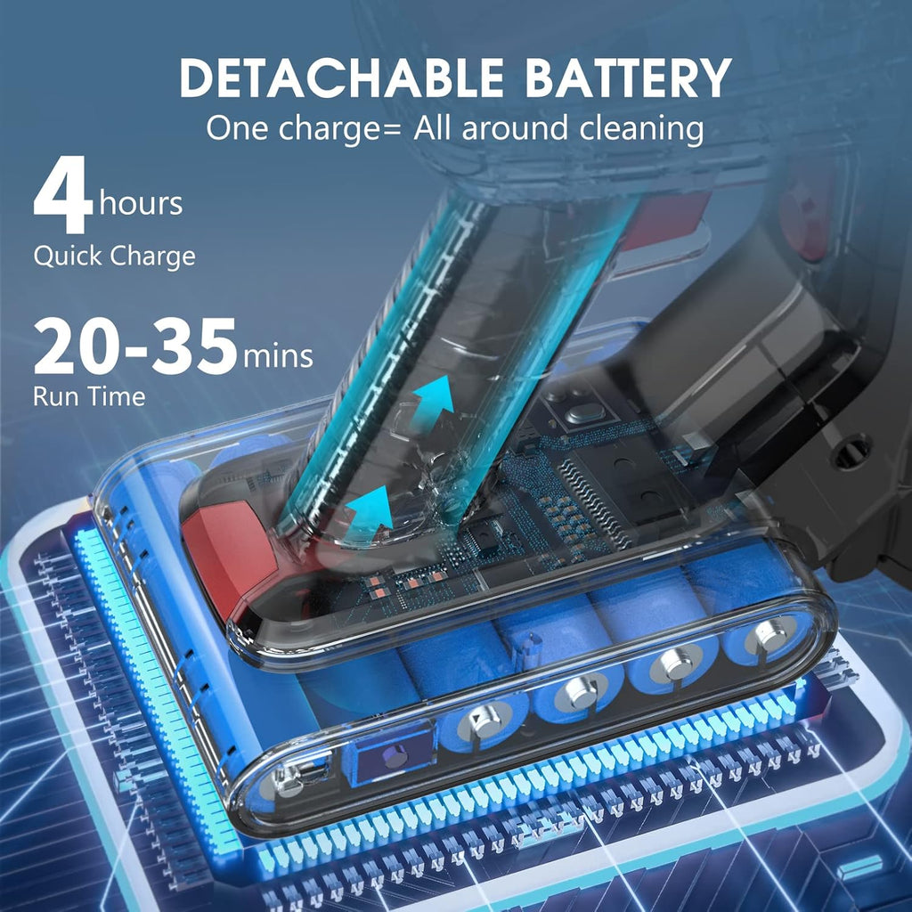 Cordless Stick Vacuum Cleaner, 25KPA, Lightweight Handheld A73504