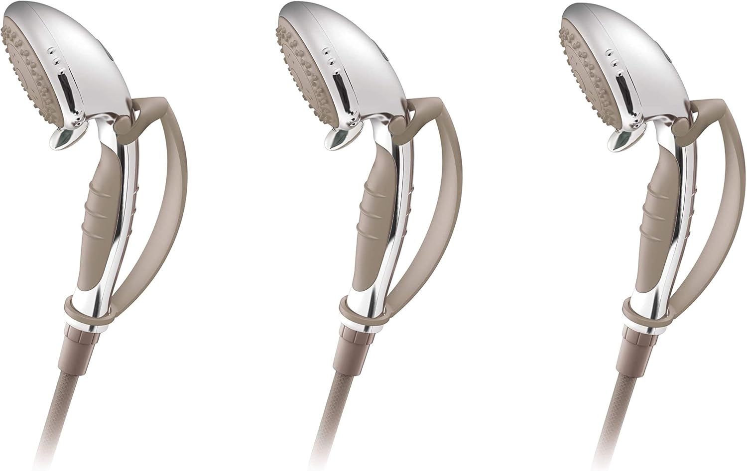 Chrome Multi-Function Handheld Shower with Pause Control O5002