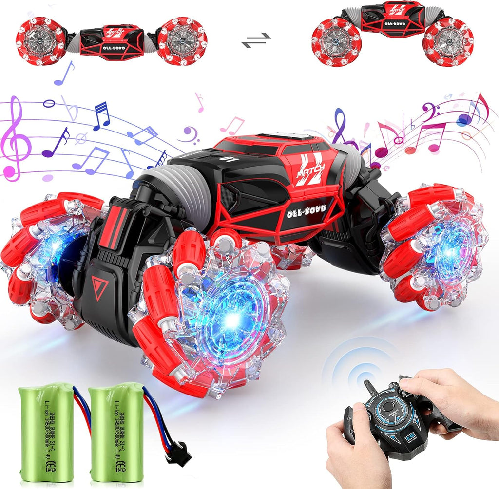4WD Remote Control Stunt Car with 2 Rechargeable Batteries D294