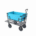 Light Blue Collapsible Yard Cart Wagon F82018