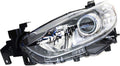 Mazda 6 Headlight Assembly 2014 2015 2016 Passenger Side Halogen E829
