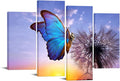 4 Panels Stretched and Framed Canvas Wall Art L282