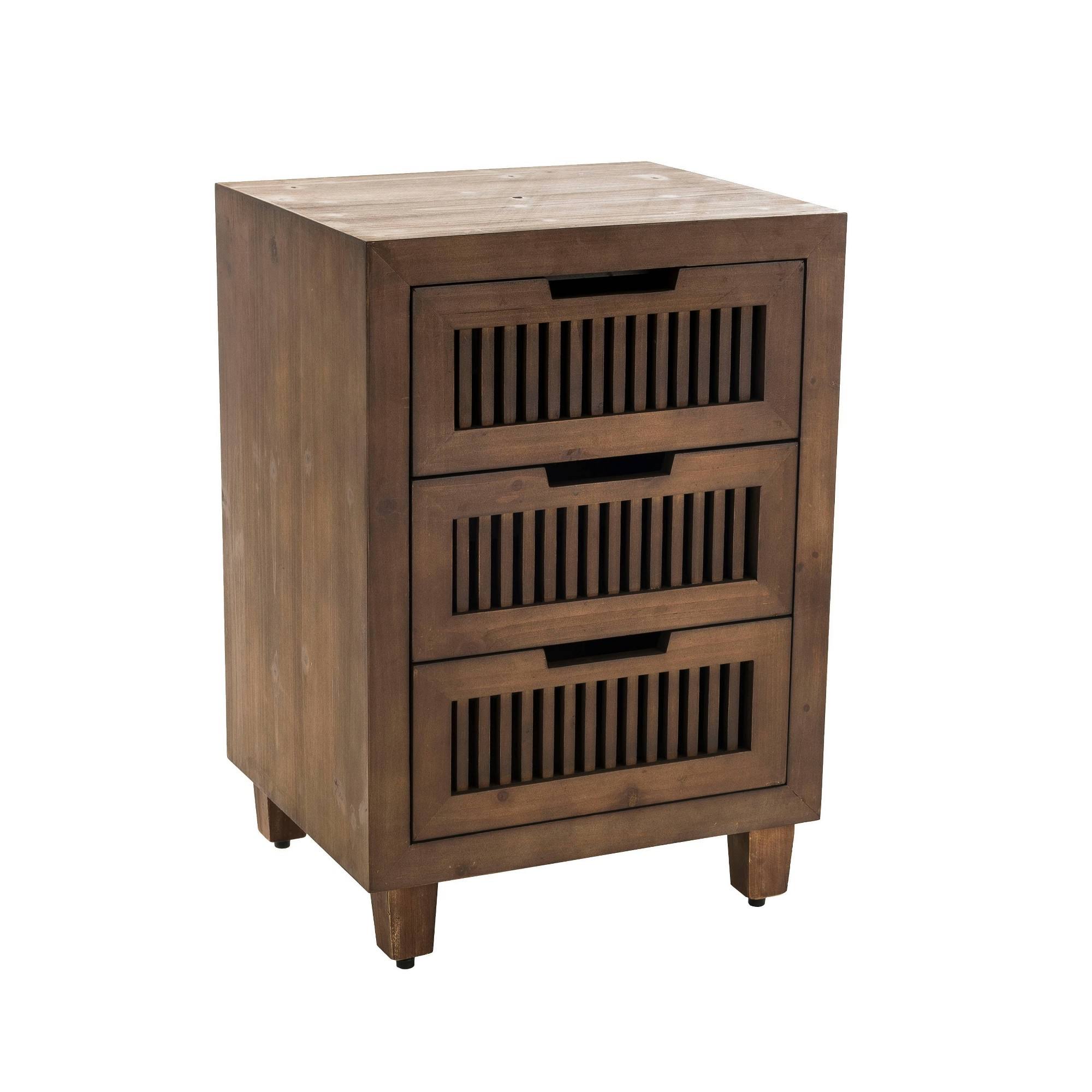 3 Drawer Brown Cabinet X73488