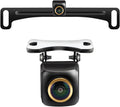 AHD 720P Rear View Camera with Golden Rim Fisheye Lens, License Plate Frame Included Pack of 2 N115