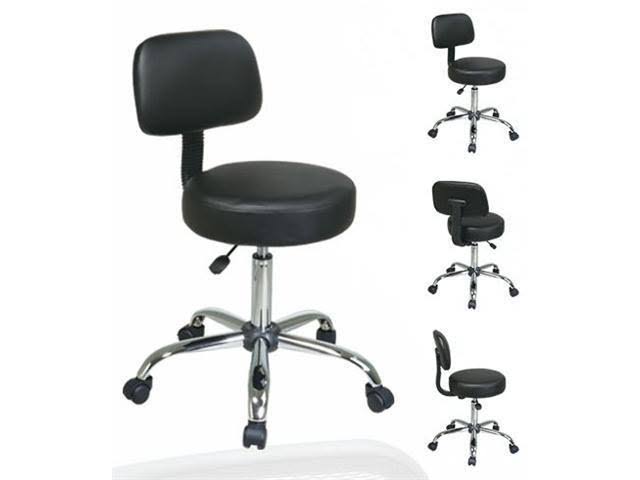 Black Pneumatic Drafting Chair C5771