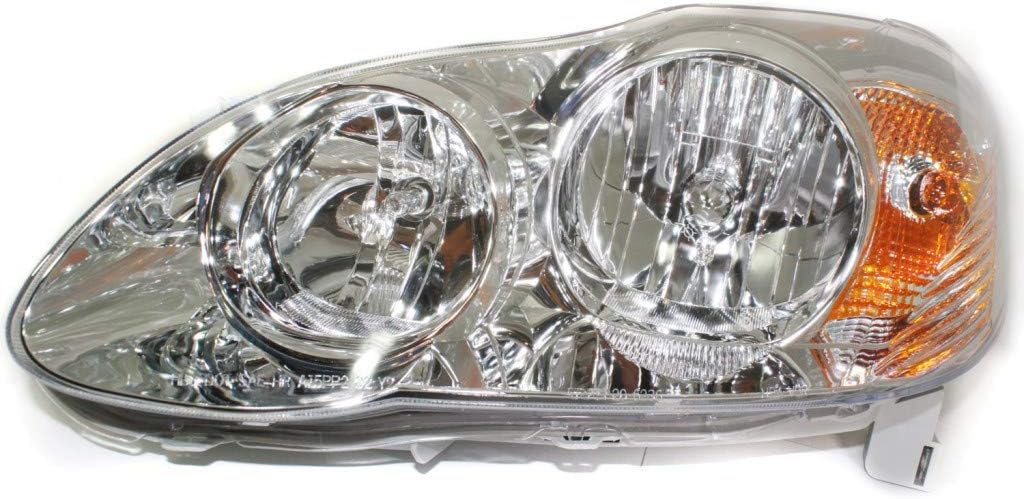 Headlight Assembly Pair for Toyota Corolla 2005-2008 J5852