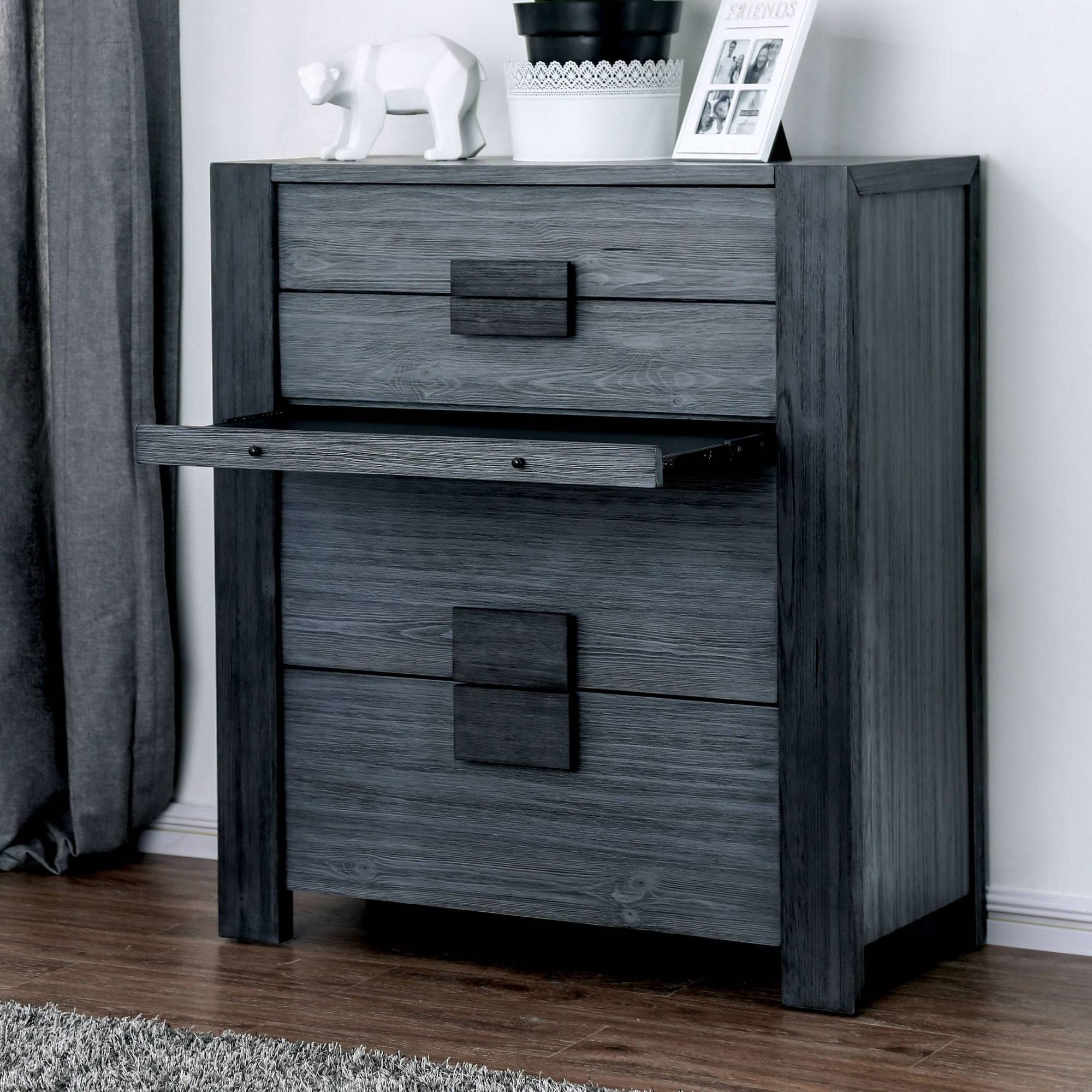 4 Drawer Chest Dark Gray H977