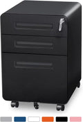 Blue 3 Drawer Metal File Cabinet with Lock C8840