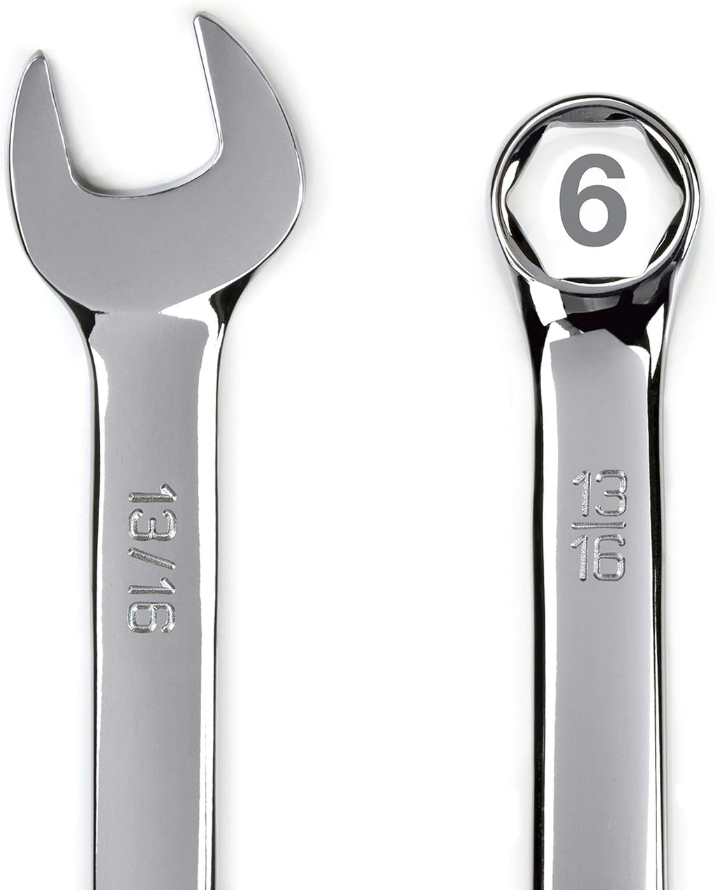 13-Piece SAE 6-Point Combination Wrench Set, Full Polish Chrome Z1531
