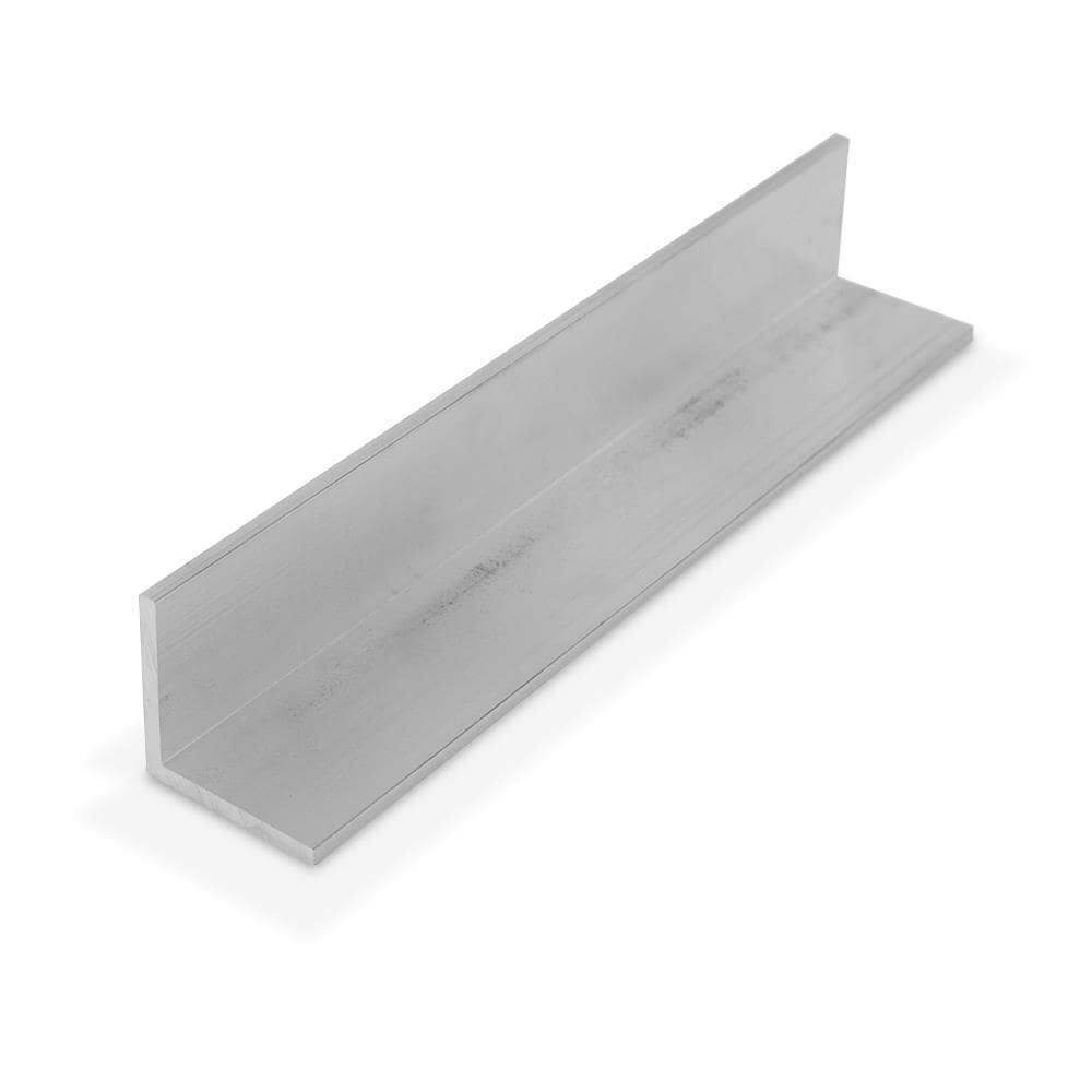 Polished Aluminum Angle 1-1/4 inch x 1-1/4 inch x 1/8 inch M8391