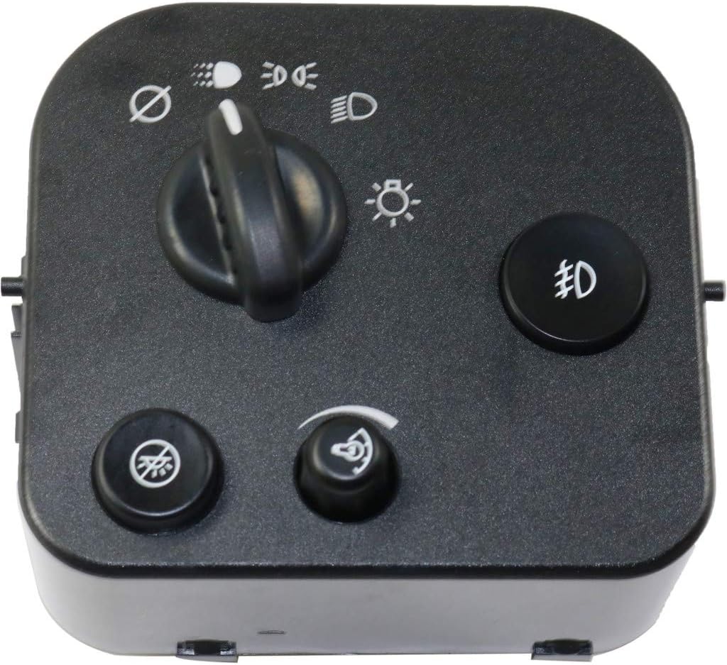 Headlight Switch for GMC Envoy XL 2003 2004 2005 2006 with Fog Lights H45706
