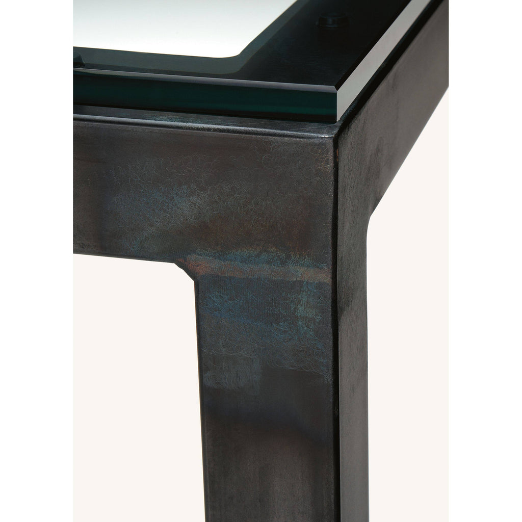 White Venatino Marble Counter Table E7402