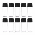 Black 16 oz Plastic Water Bottles Set of 10 J607