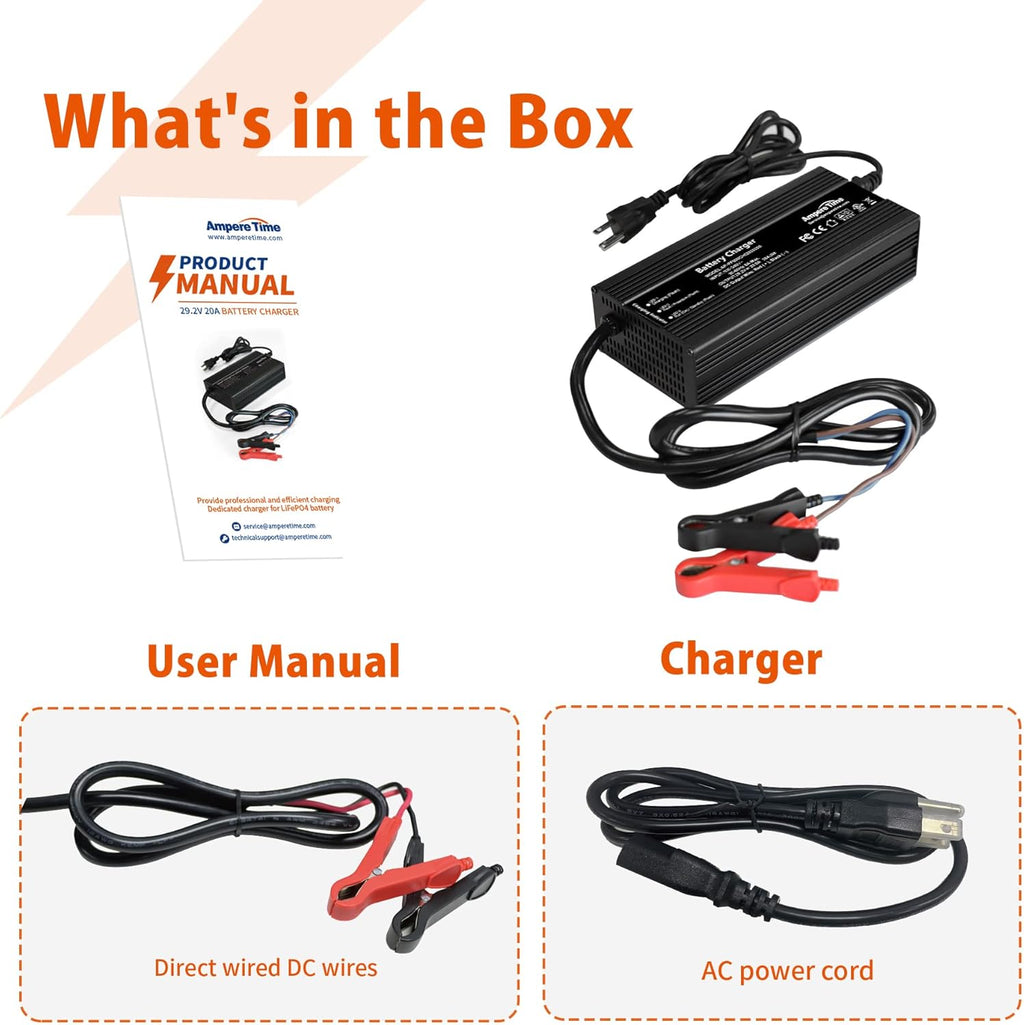 29.2V 20A LiFePO4 Iron Phosphate Batteries Charger H549828
