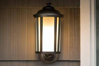 Black Smart Security Light with HD Security Camera G15785