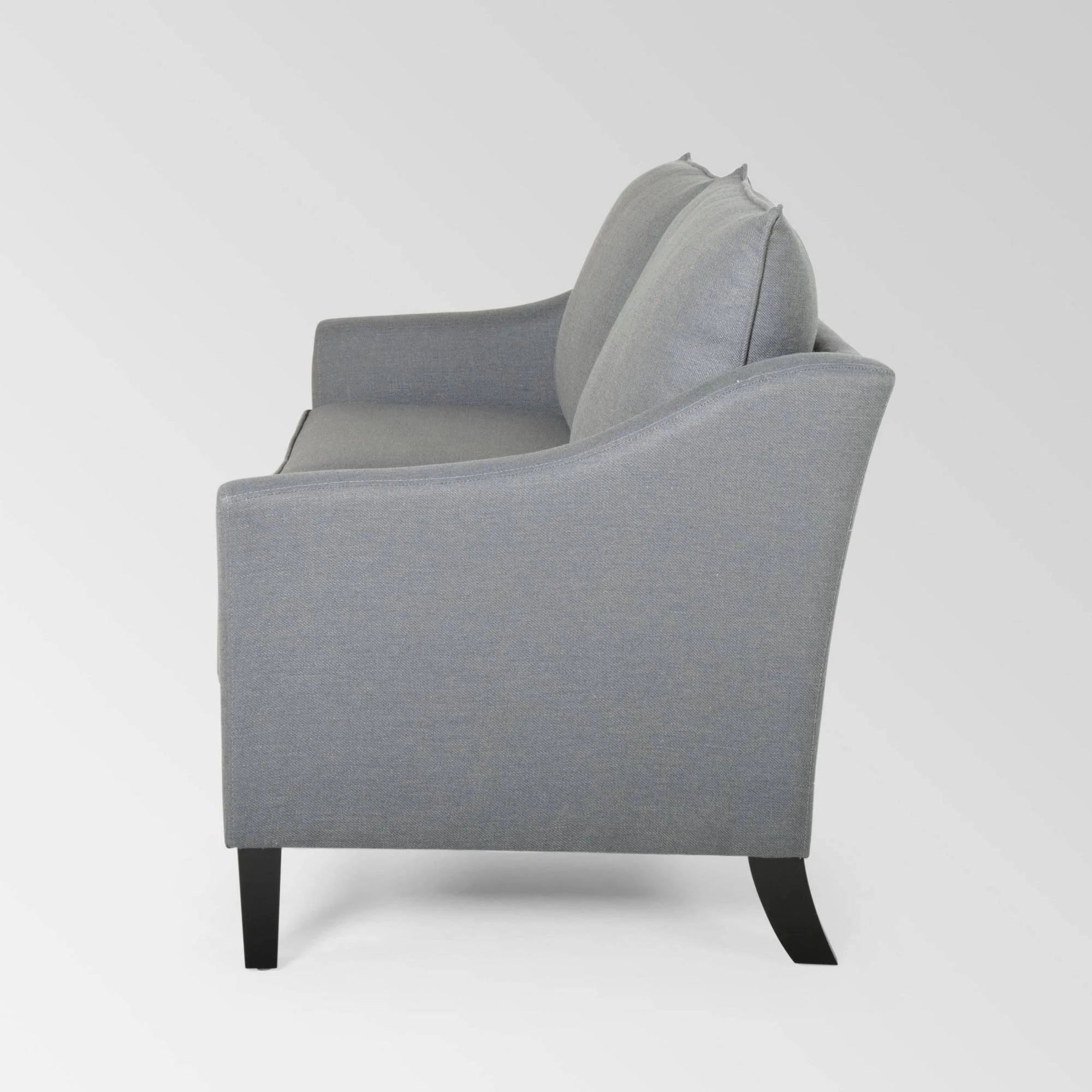 Charcoal Fabric 3 Seater Sofa C6335