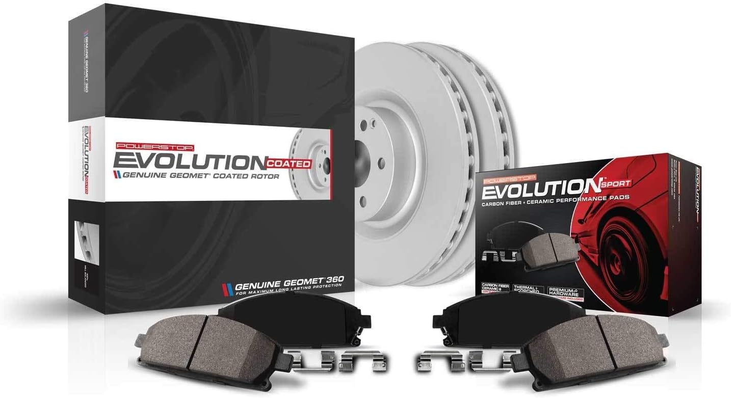 Front Z23 Evolution Geomet Coated Brake Kit R445
