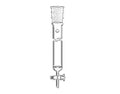 Epoxy Coated Flash Chromatography Column with Porosity B Filter Disc R36344