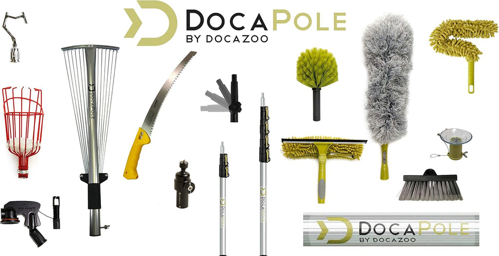 Telescoping Extension Pole Pruning Pole Saw with Feather Duster Pack of 2 X5454