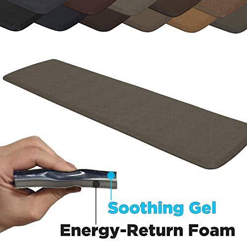 Vintage Leather Anti-Fatigue Kitchen Mat N2884