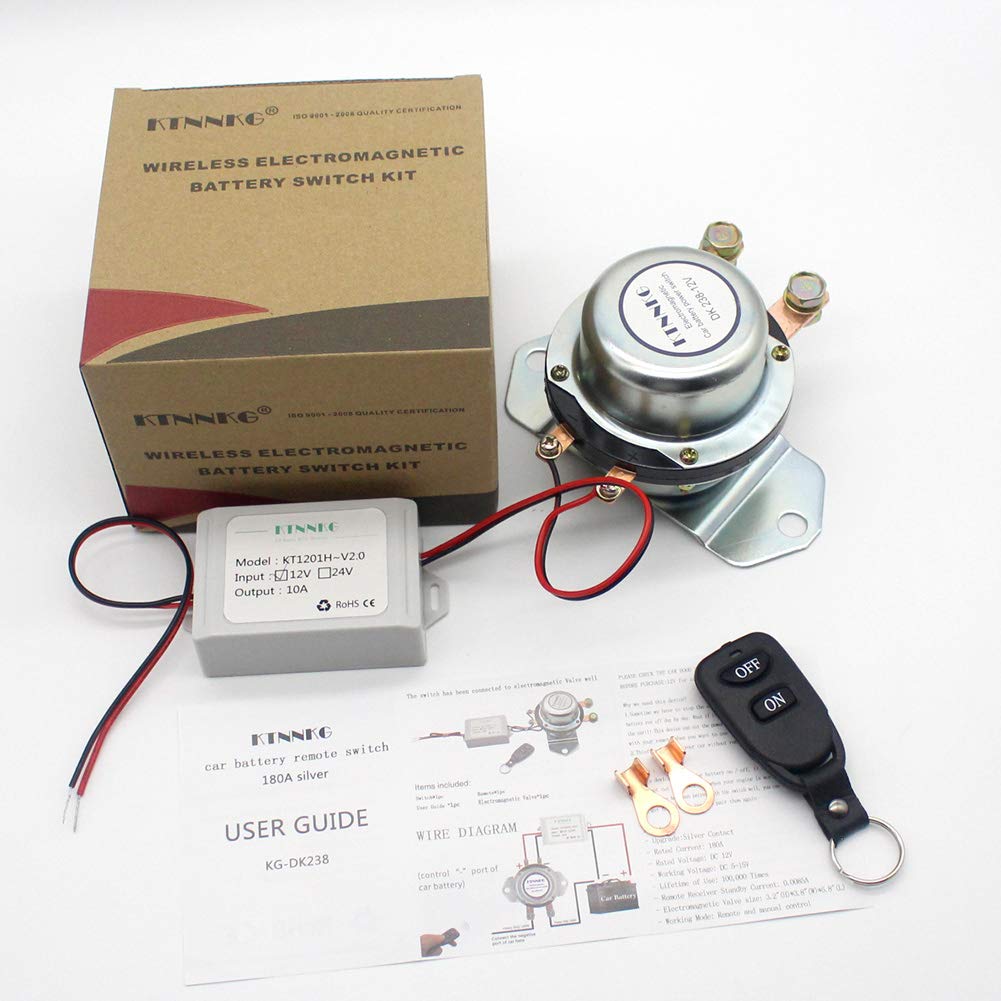 Remote Battery Disconnect Switch DC12V 180A C6146