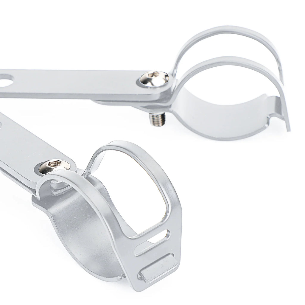 Chrome Motorcycle Headlight Mount Bracket Adapter K25089