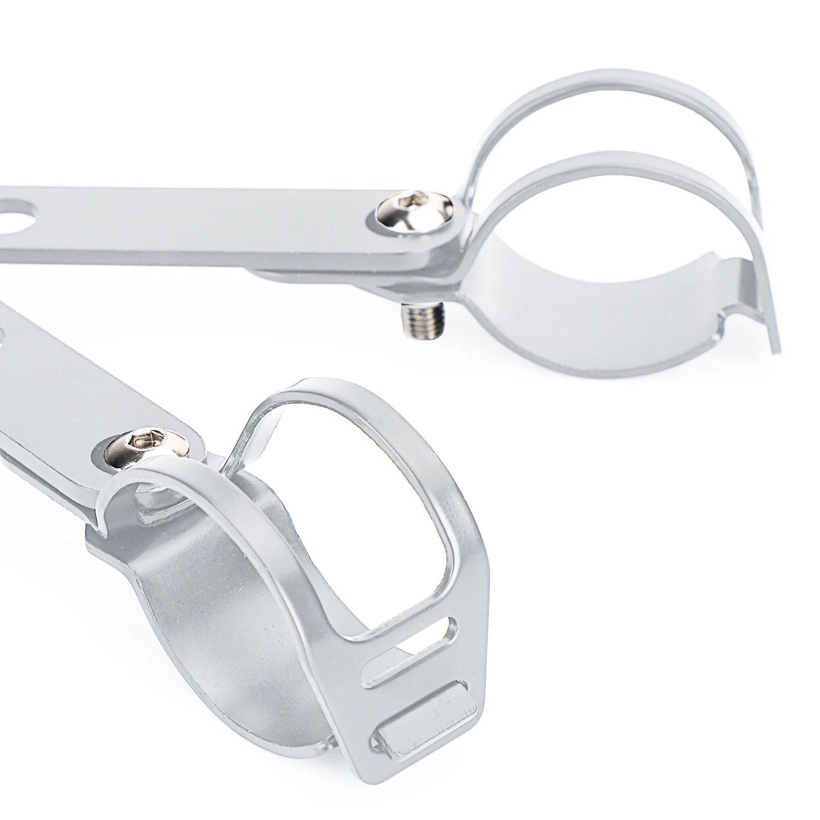 Chrome Motorcycle Headlight Mount Bracket Adapter K25089
