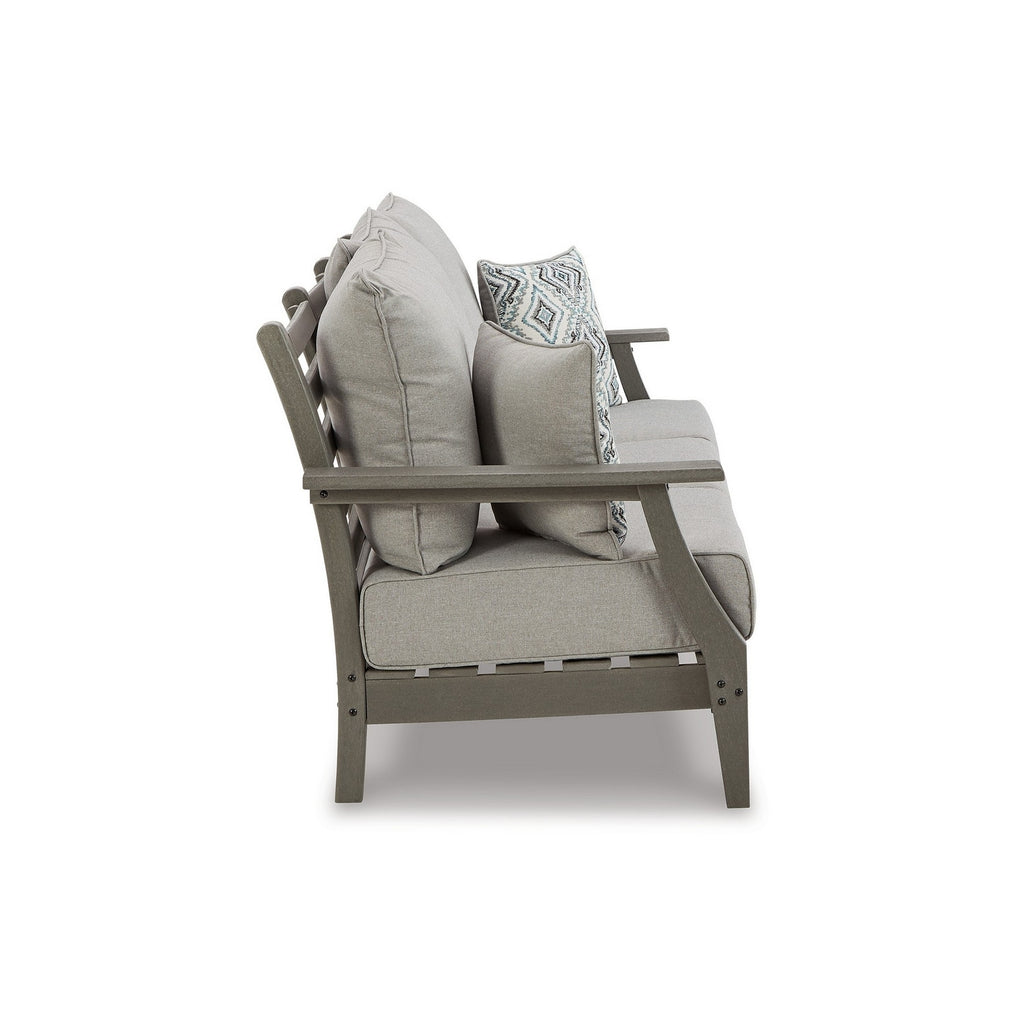 Gray Polyester Fabric Outdoor Sofa A562038