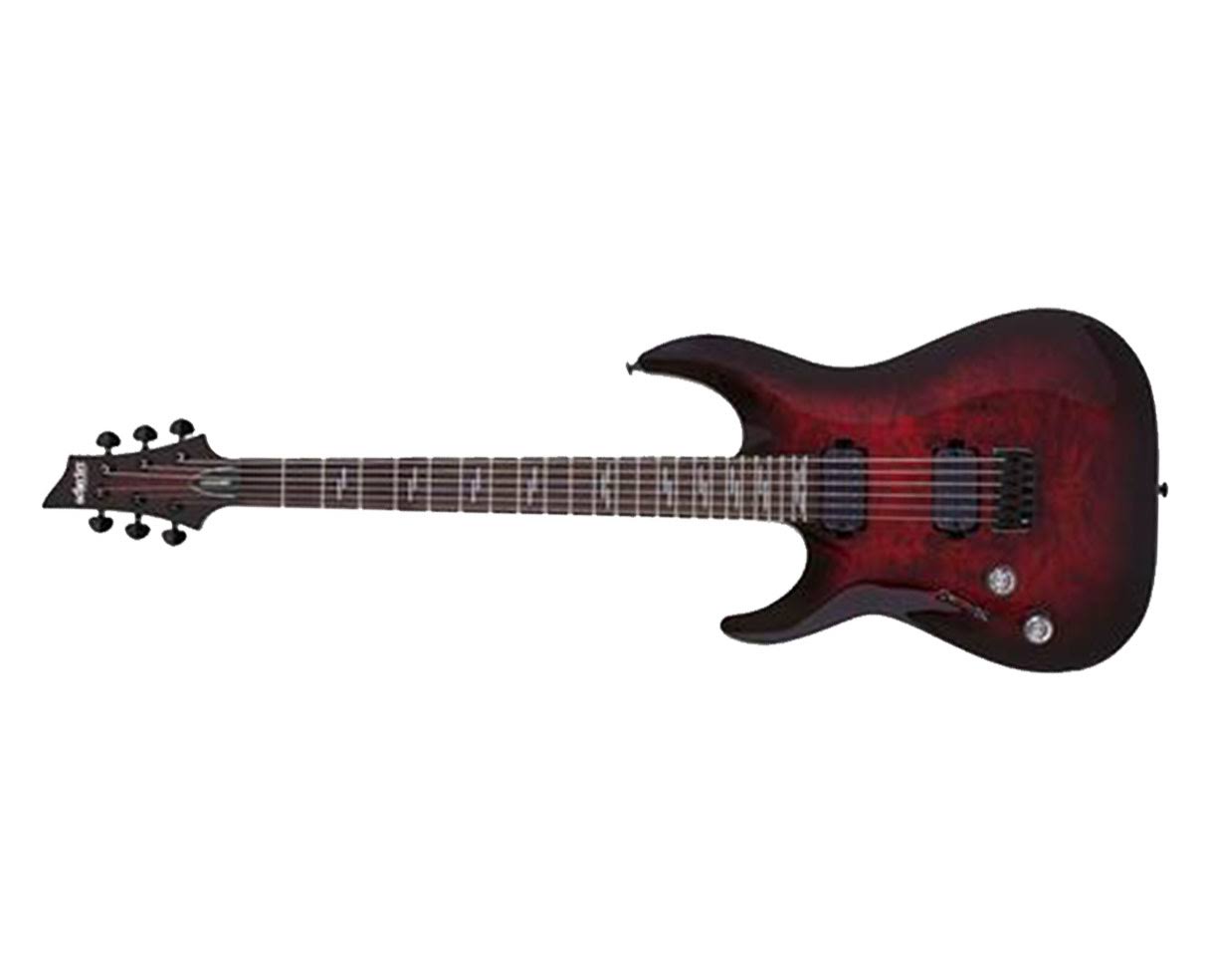 Left Handed Guitar, Black Cherry Burst N8431