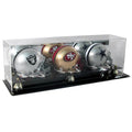 Acrylic Triple Mini Football Helmet Display Case O8293