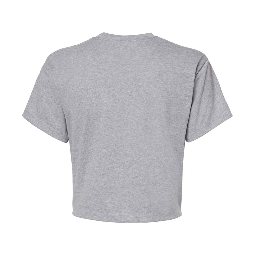 Juniors Cropped Cotton Blend T-Shirt A59804