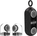 Portable Bluetooth True Wireless Speakers with Magnetic Connectable Base, Gray F835810