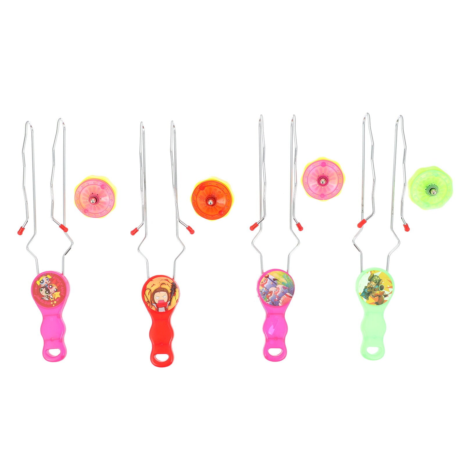 4 Pcs Luminous Flash Yo-Yo Toy for Kids F552