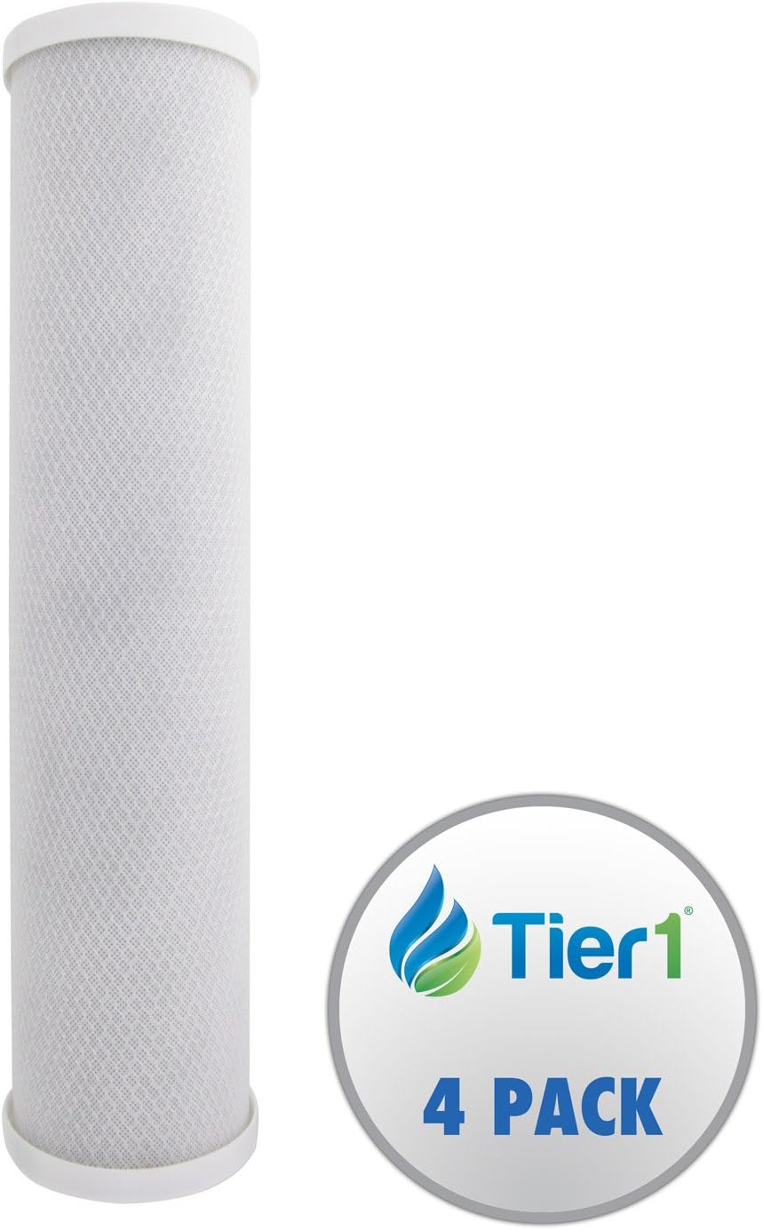 4 Pack 5 Micron Activated Carbon Block Water Filter N703152