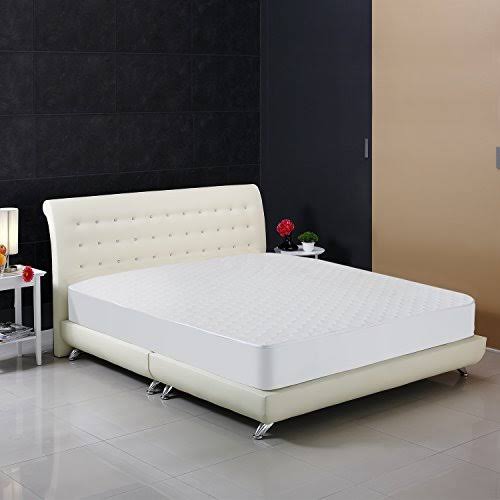 King Cal Size Waterproof Mattress Protector Fitted Mattress Cover Z6366