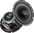 Set of 2 6 1/2 inch 80 watt RMS 2-Way Coaxial Car Speakers with Silk Dome Tweeters O61199
