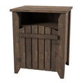 Reclaimed Oak End Table Z334