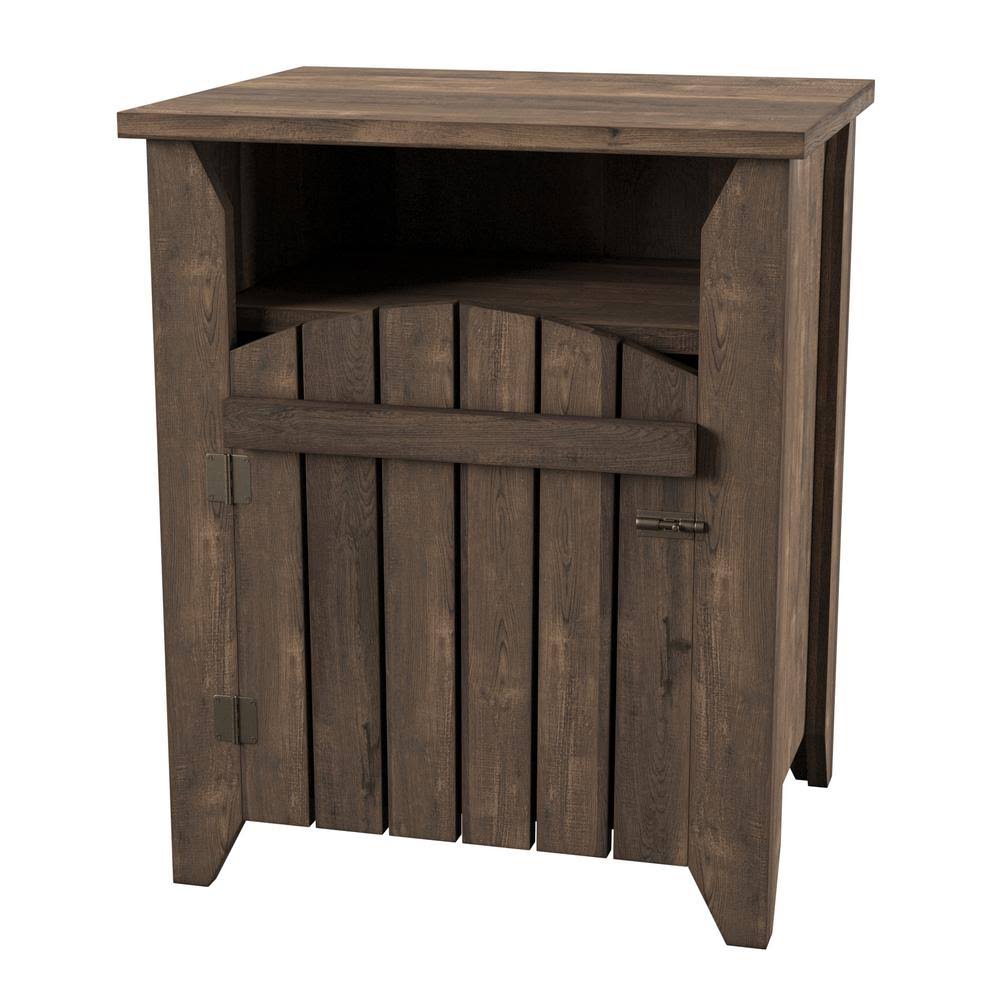 Reclaimed Oak End Table Z334