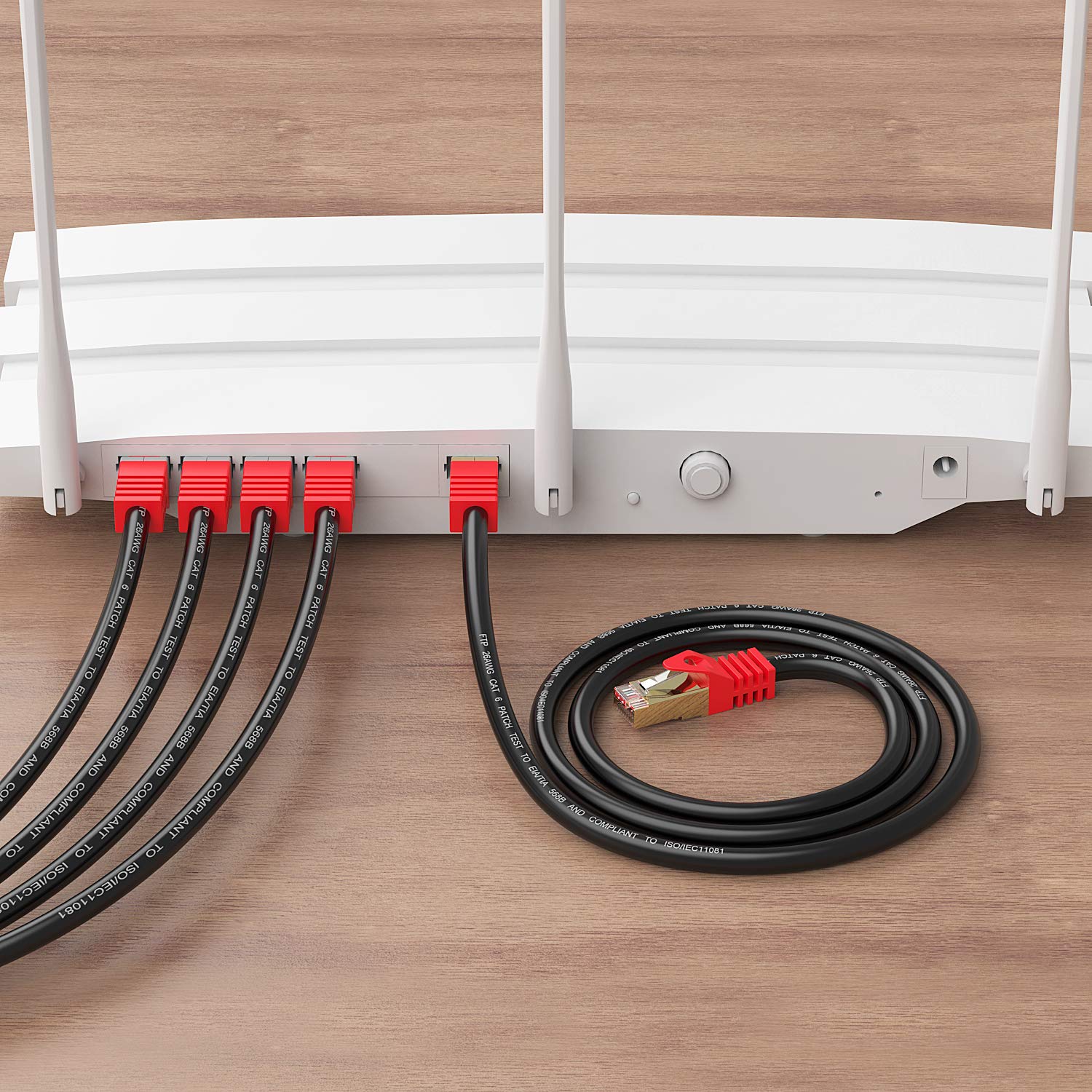 Cat6 Ethernet Cable 300ft 26AWG Heavy-Duty FTP Waterproof Direct Burial T649