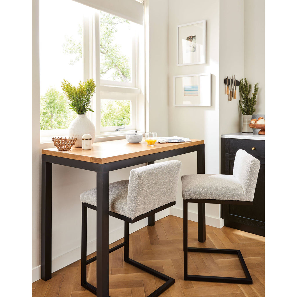 White Venatino Marble Counter Table E7402