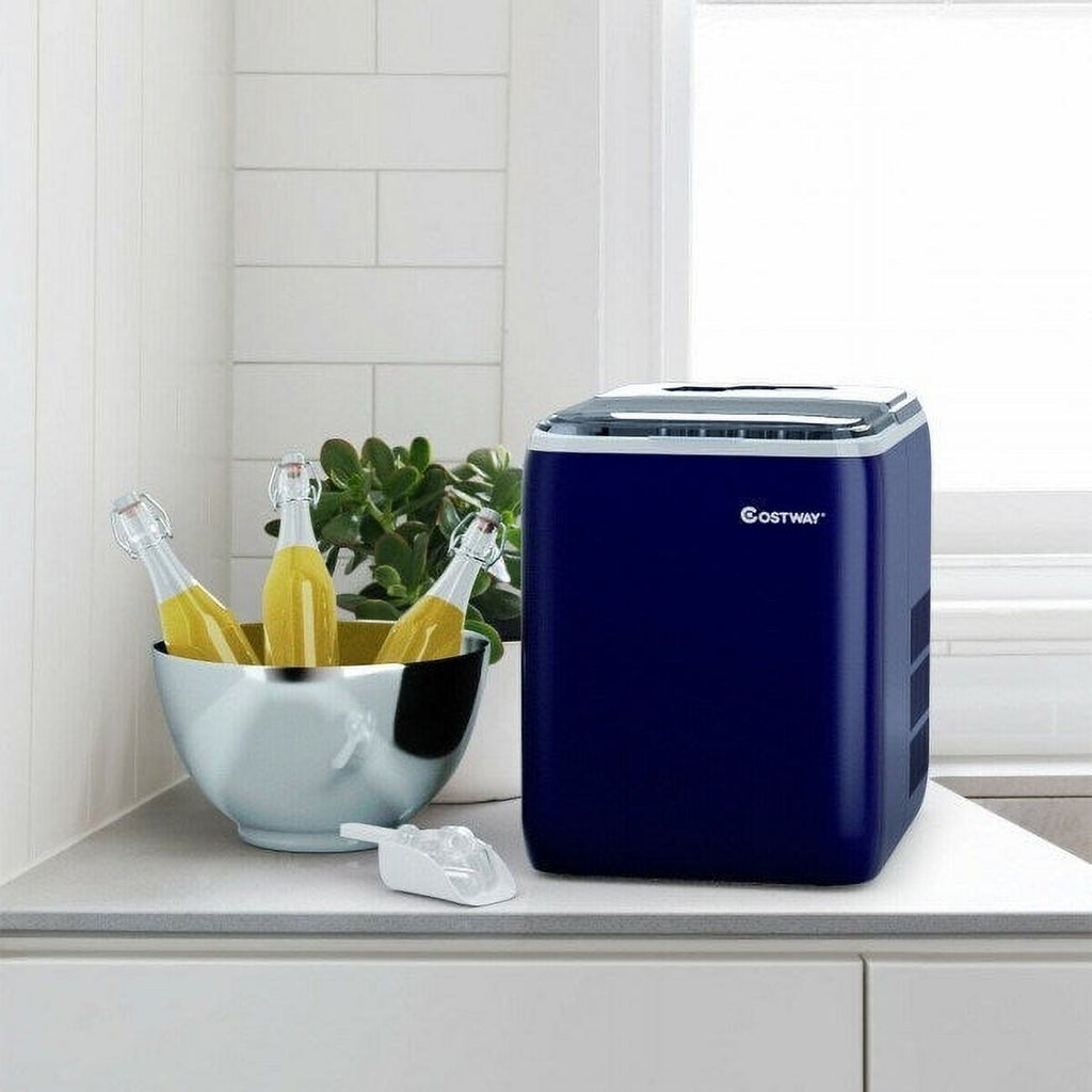 Portable Countertop Ice Maker Machine with Scoop U6089