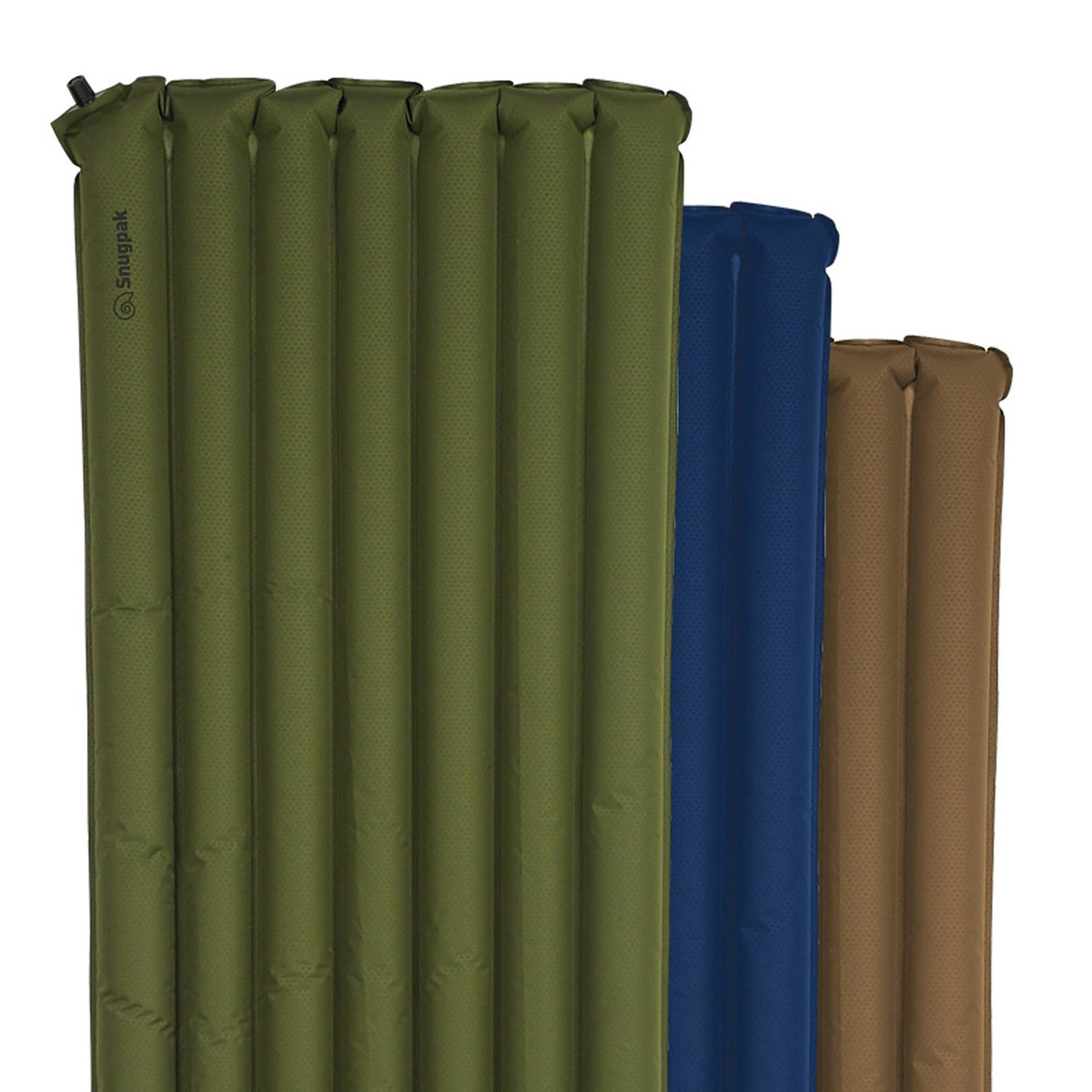 Olive Air Mat with Built-in Foot Pump Q188