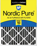 16x25x4 MERV 10 Pleated Carbon Furnace Air Filter T82165