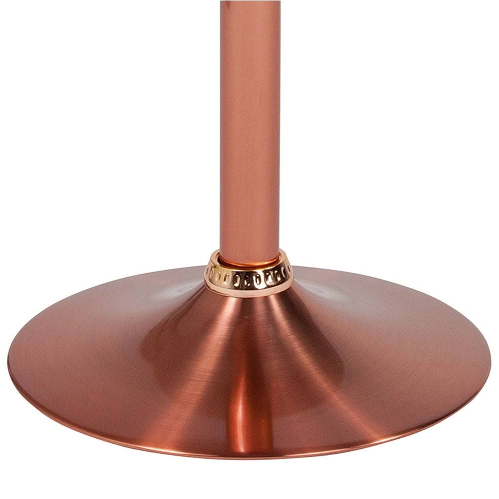 Adjustable Height Retro Barstool in Rose Gold Finish D76316