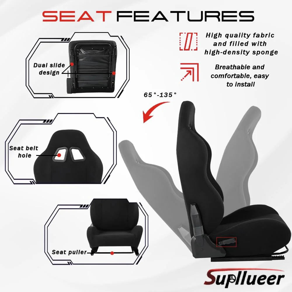 Sim Racing Cockpit with Seat D498