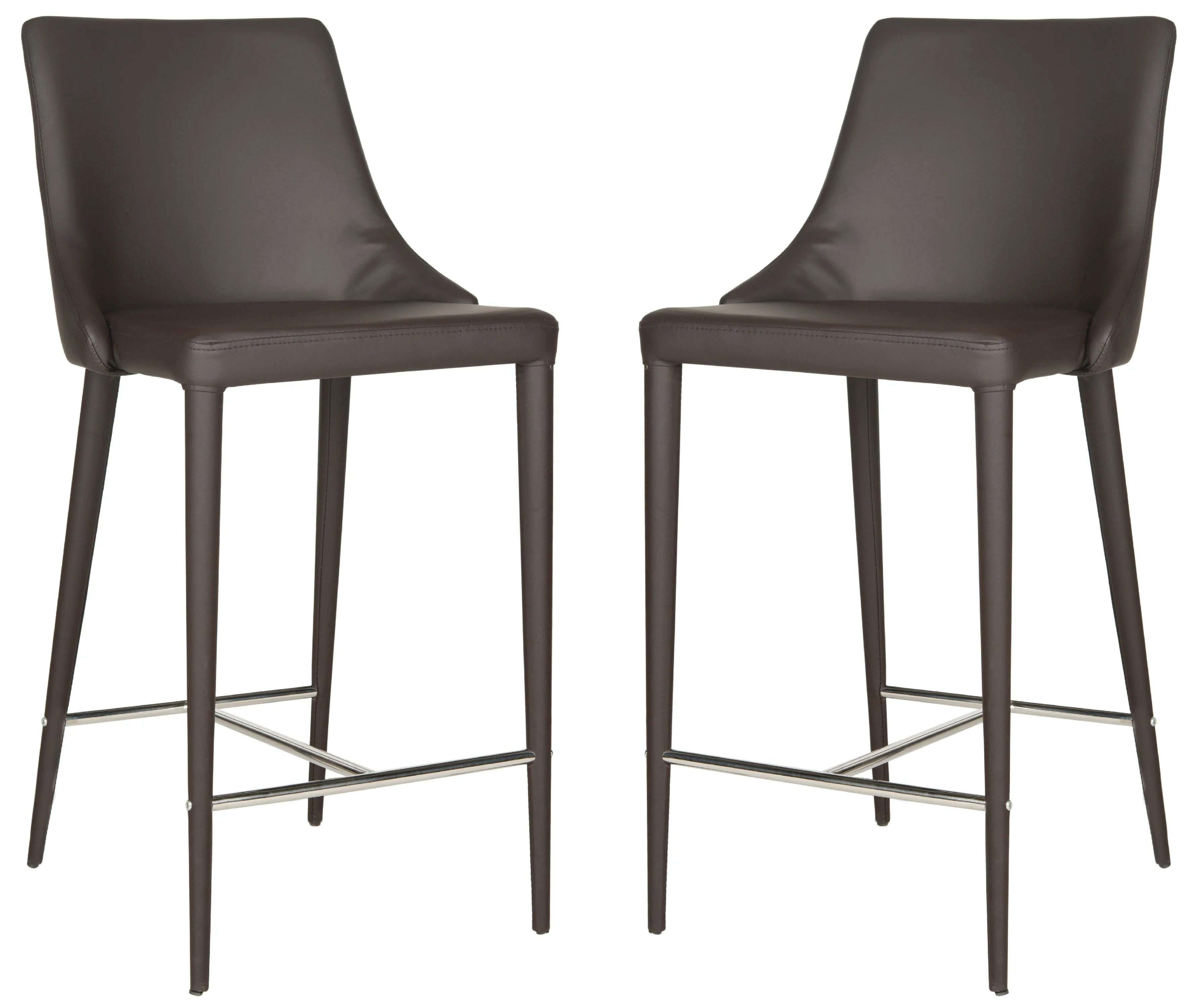 Contemporary Glam Counter Stool with Footrest O1922