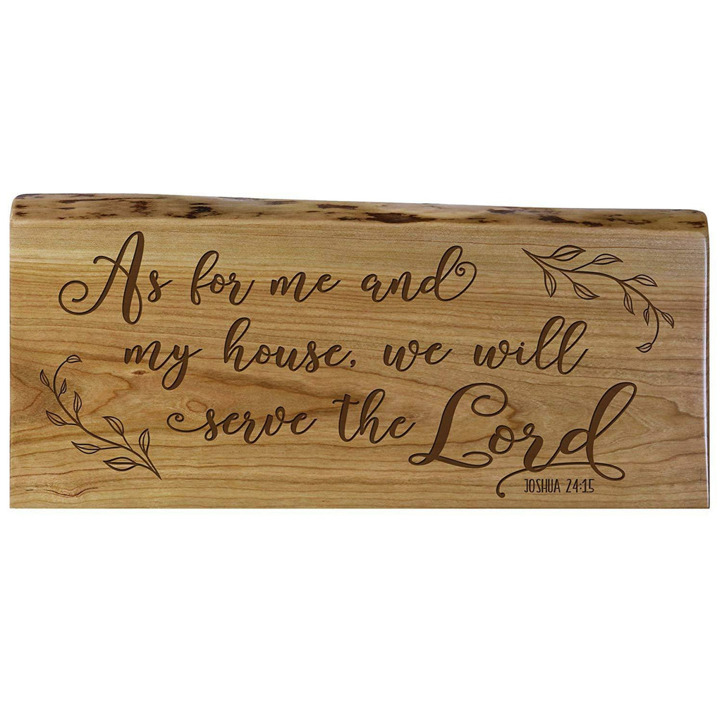 Natural Cherry Live Edge Wood Wall Plaque R9797