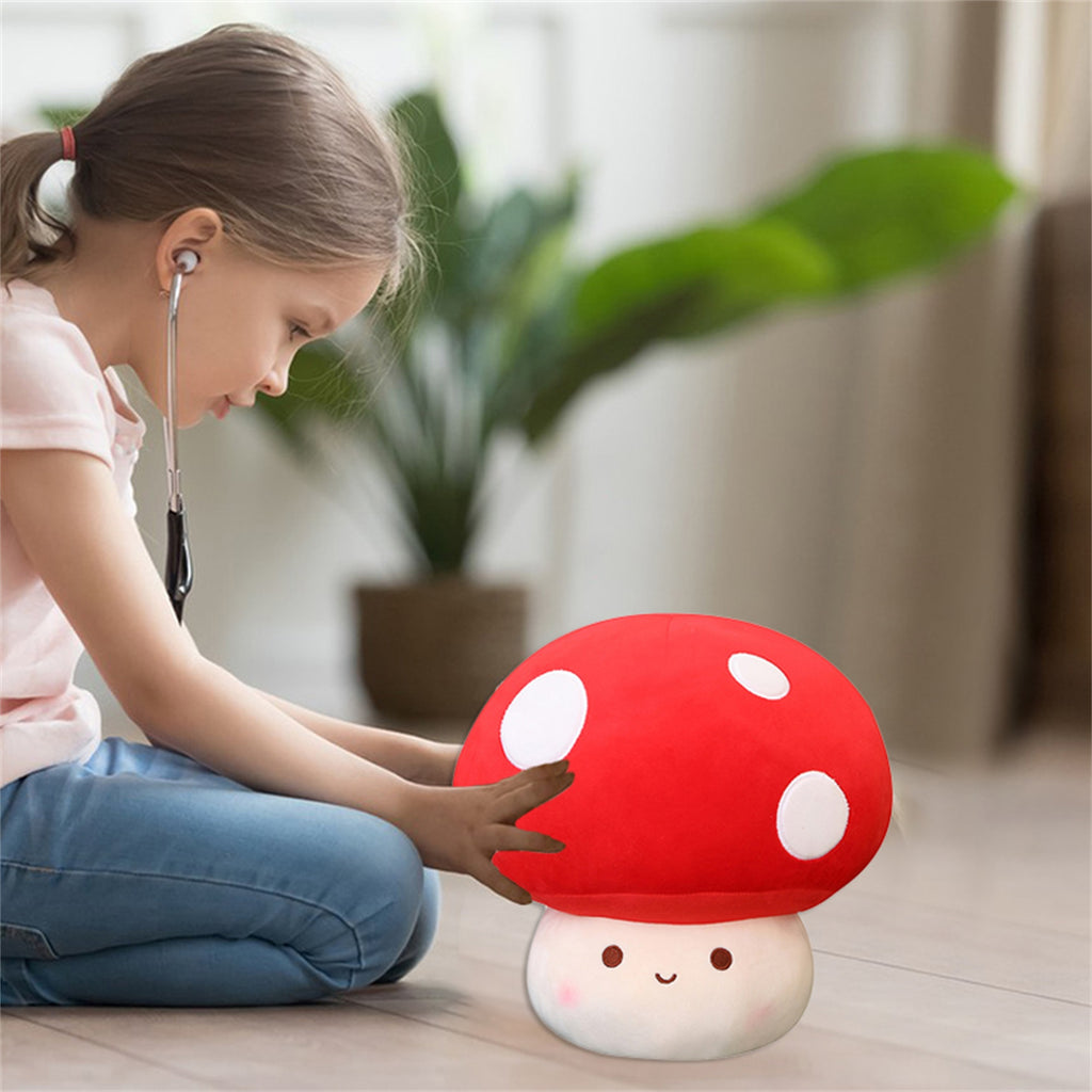 Cute Mushroom Plush Stuffed Animal Pillow 9 12 inch F598